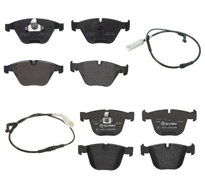 Brembo Brake Pads Kit Front and Rear (LowMet) Brembo 1558319KIT